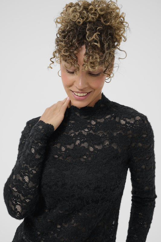 Cream, Ashley Turtleneck