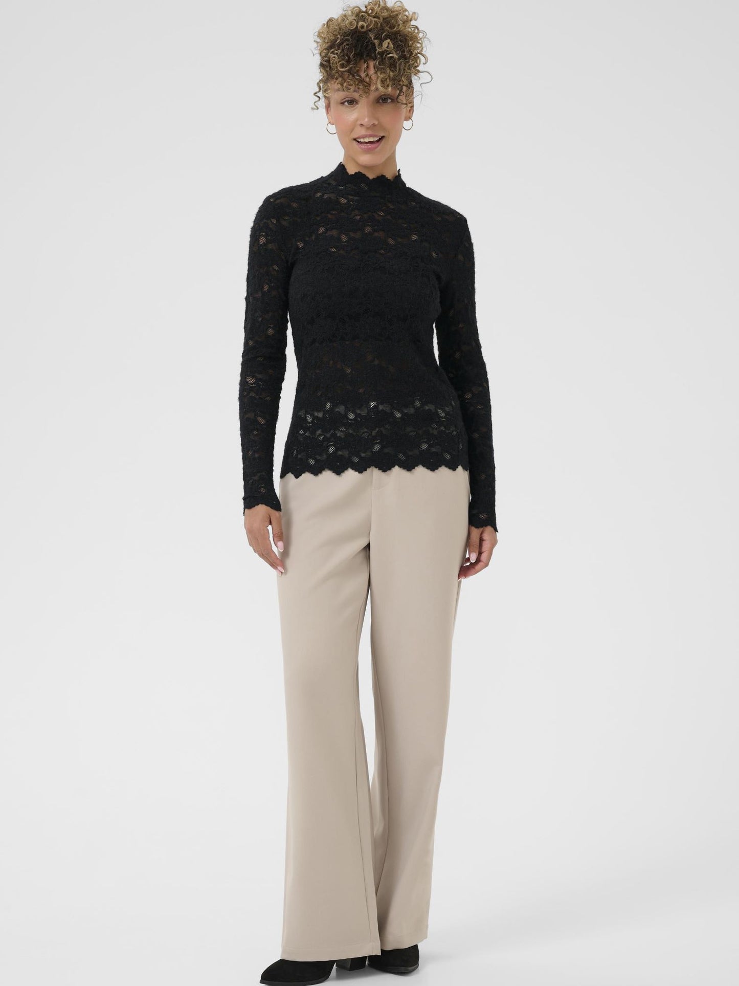 Cream, Ashley Turtleneck