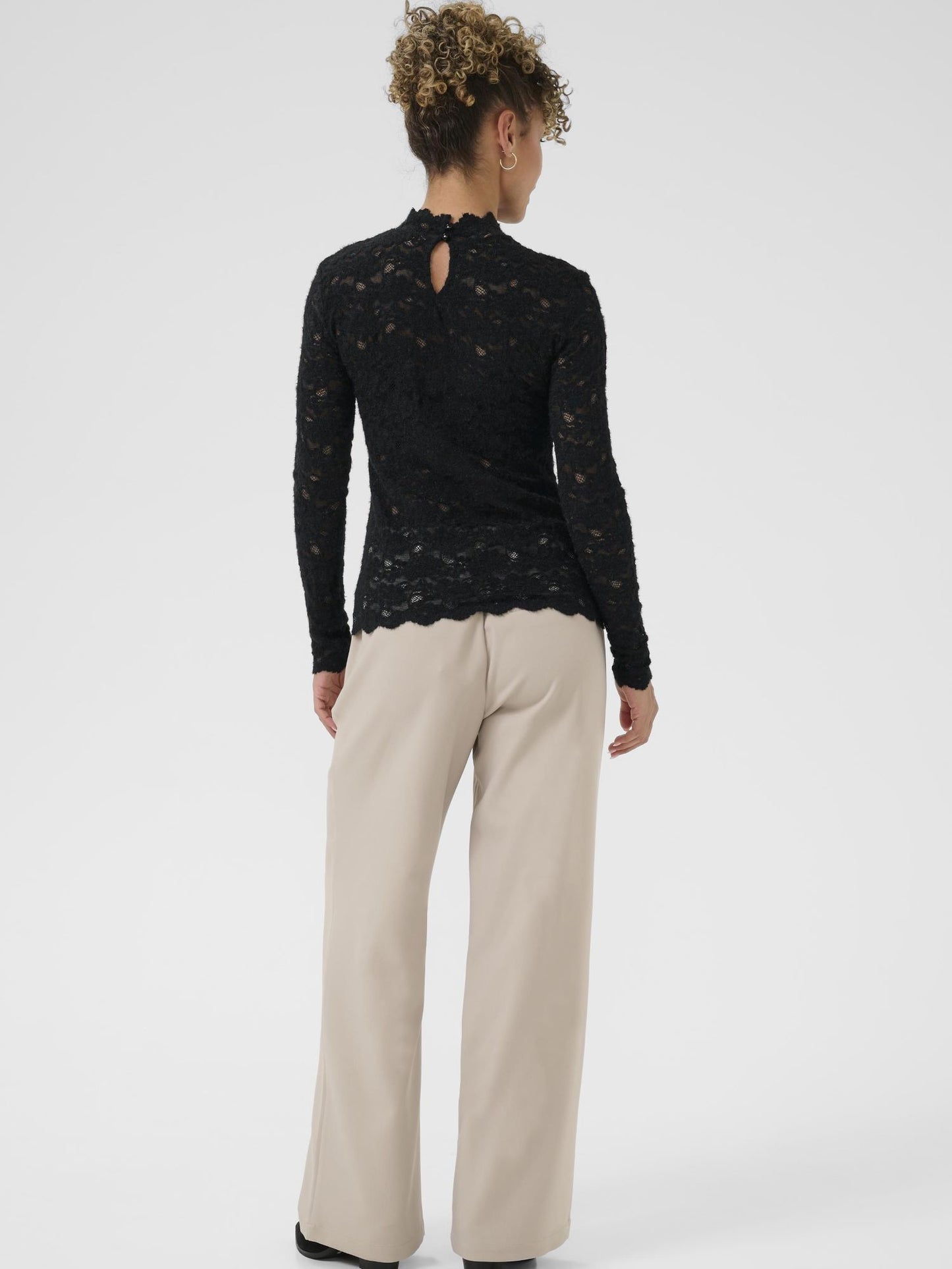 Cream, Ashley Turtleneck