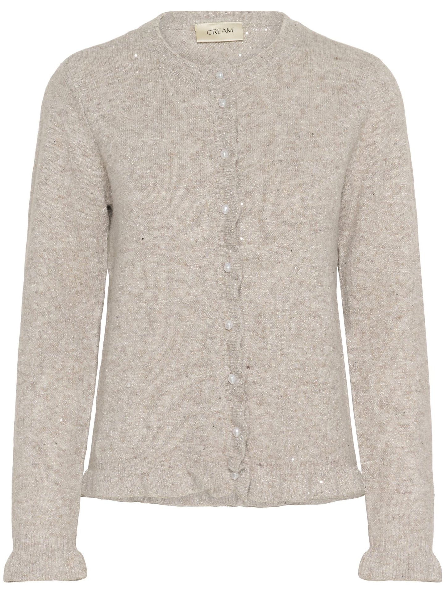 Cream, Jolly Knit Cardigan