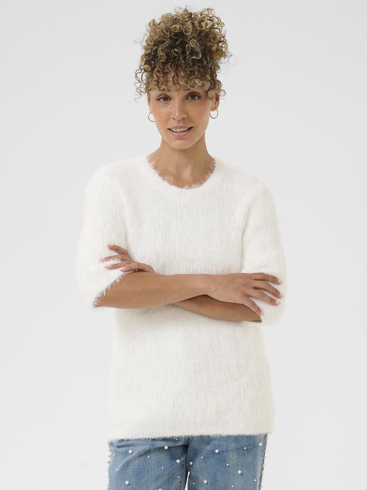 Cream, Lini Knit Pullover