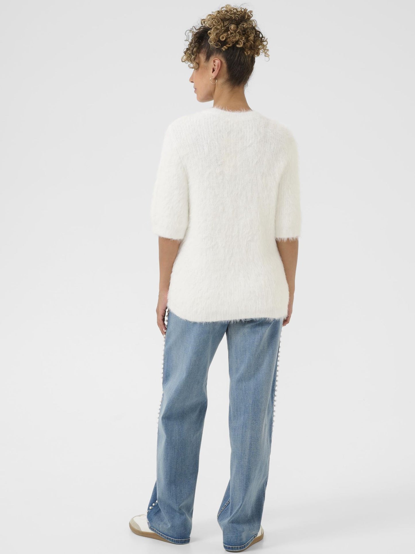 Cream, Lini Knit Pullover