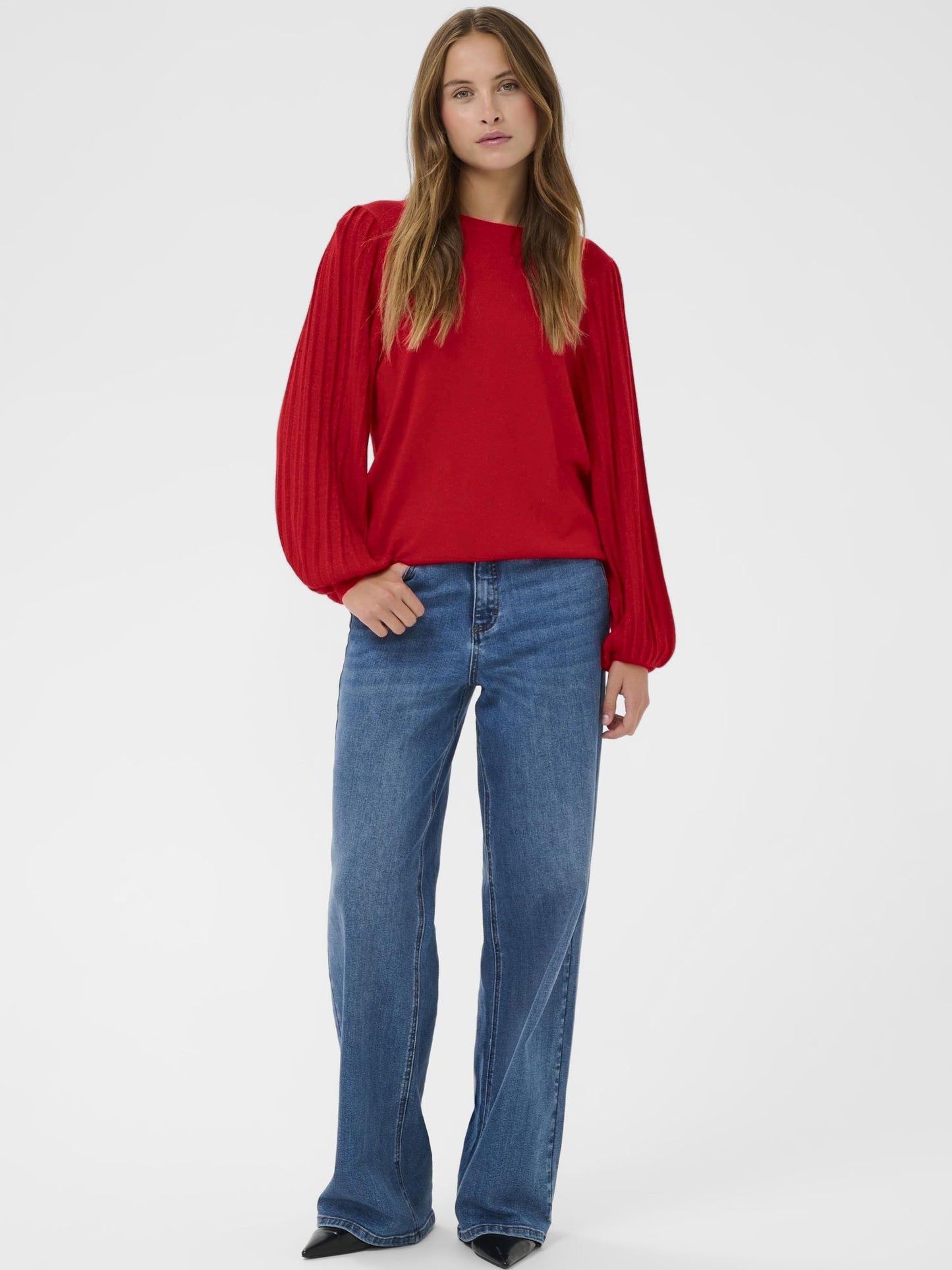 Kaffe, Regina Pleat Pullover