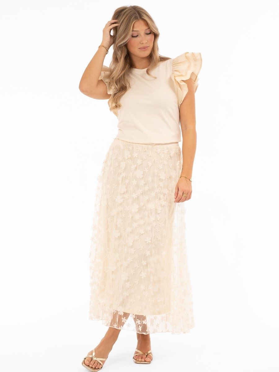 Capri Collection, Chateau Skirt Champagne