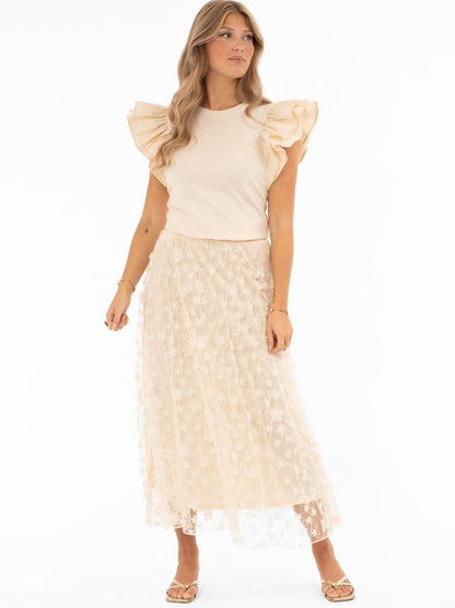 Capri Collection, Chateau Skirt Champagne