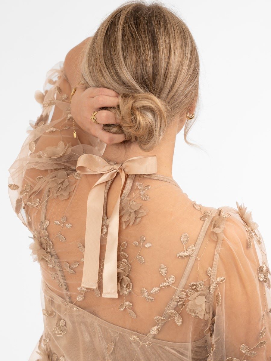 Capri Collection, Florence Blouse Antique Gold