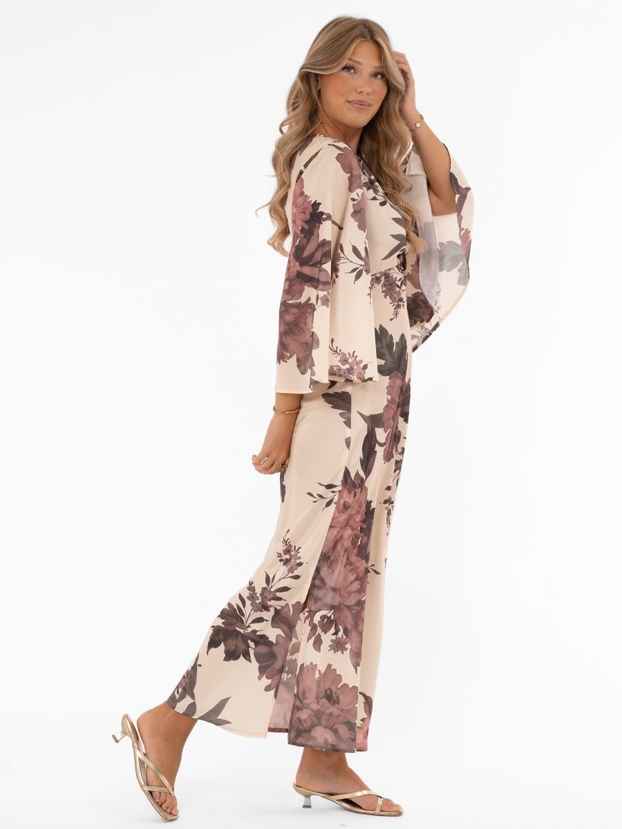 Capri Collection, Meadow Dress Champagne/Rose/Sage