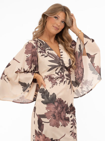 Capri Collection, Meadow Dress Champagne/Rose/Sage