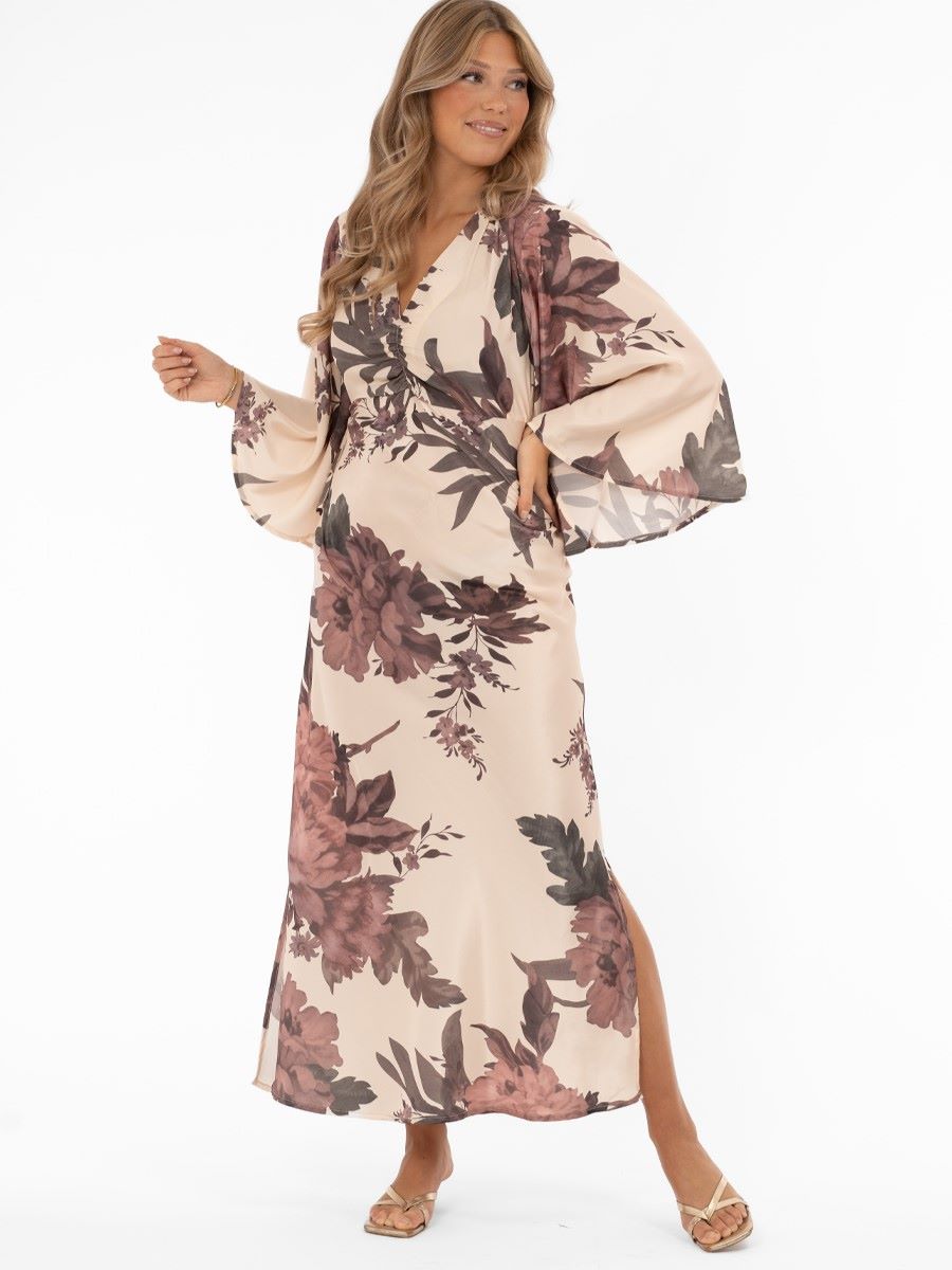 Capri Collection, Meadow Dress Champagne/Rose/Sage