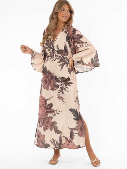 Capri Collection, Meadow Dress Champagne/Rose/Sage