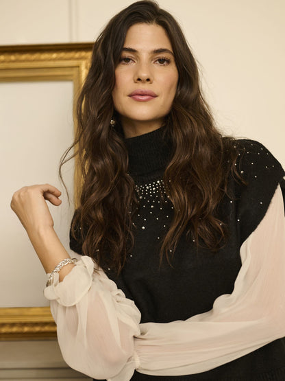 Cream, Gift Knit Slipover