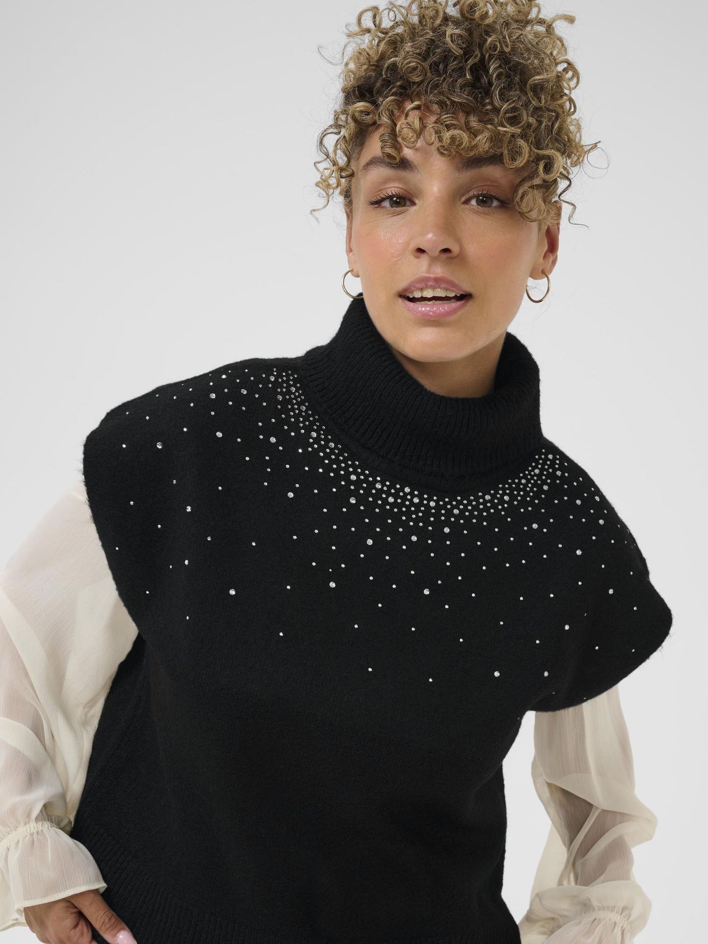 Cream, Gift Knit Slipover