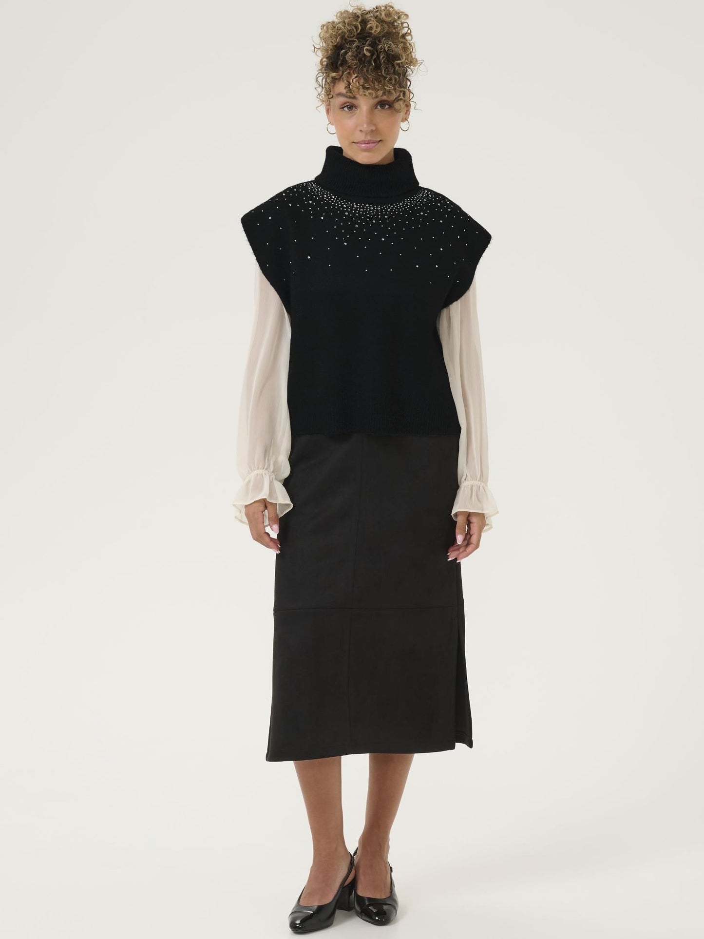 Cream, Gift Knit Slipover