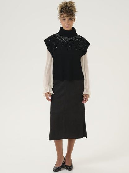 Cream, Gift Knit Slipover