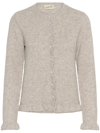 Cream, Jolly Knit Cardigan